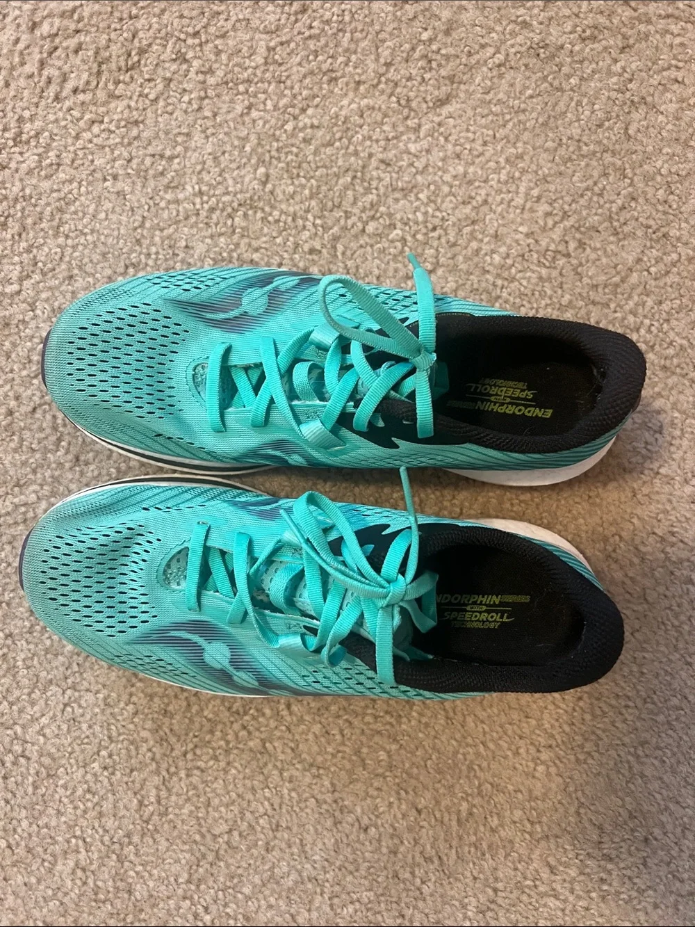 Saucony Teal/Turquoise Women's Running Sneakers - Endorphin Series